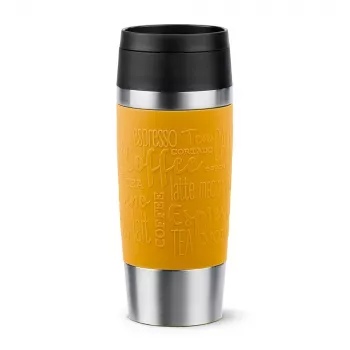 Caneca de viagem EMSA Travel Mug Classic 360 ml amarelo aço inoxidável