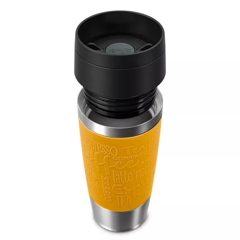 Caneca de viagem EMSA Travel Mug Classic 360 ml amarelo aço inoxidável