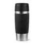 Caneca de viagem EMSA Travel Mug Classic N2020200 360 ml preto, aço inoxidável aço inoxidável