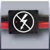 Grampos de crocodilo Einhell BT-BO 25/1 A LED SP 3,5 m vermelho/preto