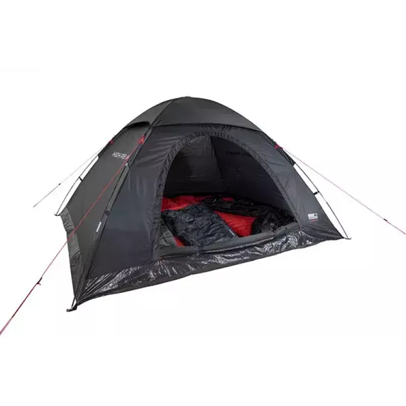 Tenda de cúpula High Peak Monodome XL 4 pessoas preto