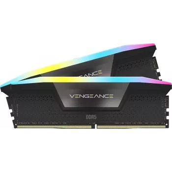 Memória CORSAIR 32GB DDR5 (2x16GB) DRAM 5200MT/s CL40 Vengeance RGB Memory Kit - preto