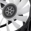 SilverStone Air Slimmer 90 ARGB SST-AS90B-ARGB ventoinha de caixa, 92 mm, 500–2500 rpm, preto