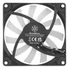 SilverStone Air Slimmer 90 ARGB SST-AS90B-ARGB ventoinha de caixa, 92 mm, 500–2500 rpm, preto