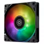 SilverStone Air Slimmer 90 ARGB SST-AS90B-ARGB ventoinha de caixa, 92 mm, 500–2500 rpm, preto