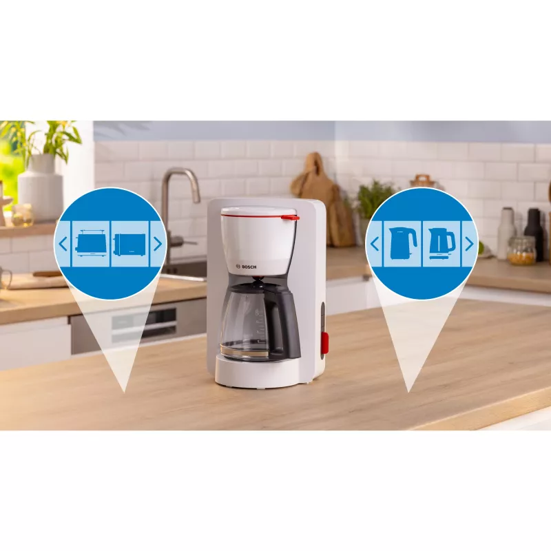 Máquina de café Bosch TKA3M131 máquina de café de filtro manual 1,25 L