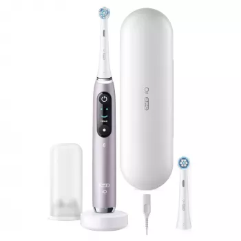 Escova de dentes rotativa-oscilante Oral-B iO Series 9n para adulto rosa