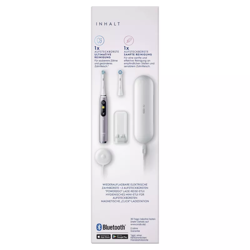 Escova de dentes rotativa-oscilante Oral-B iO Series 9n para adulto rosa