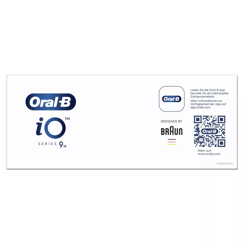 Escova de dentes rotativa-oscilante Oral-B iO Series 9n para adulto rosa