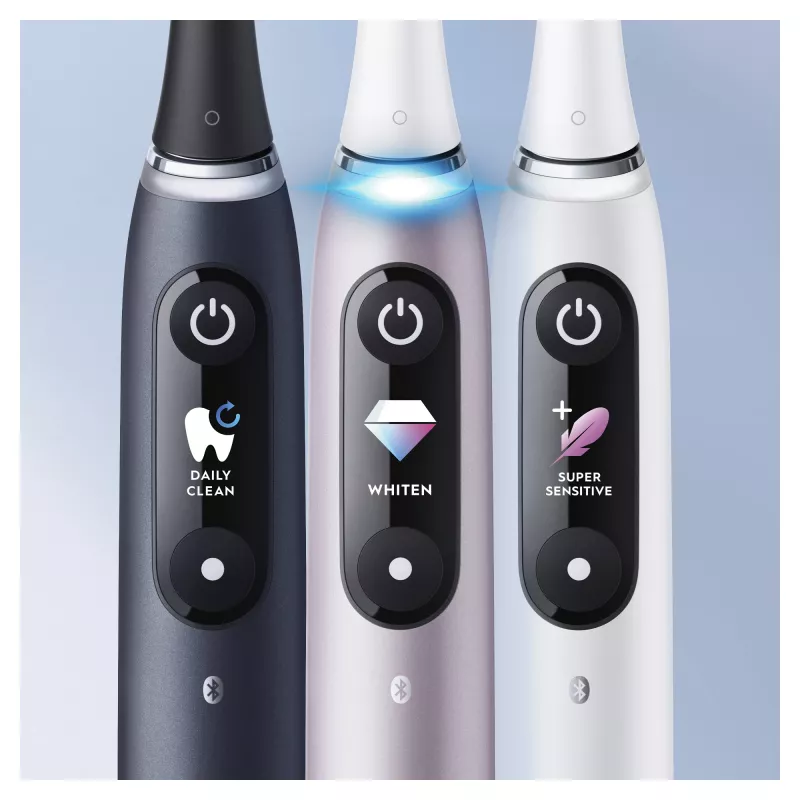 Escova de dentes rotativa-oscilante Oral-B iO Series 9n para adulto rosa