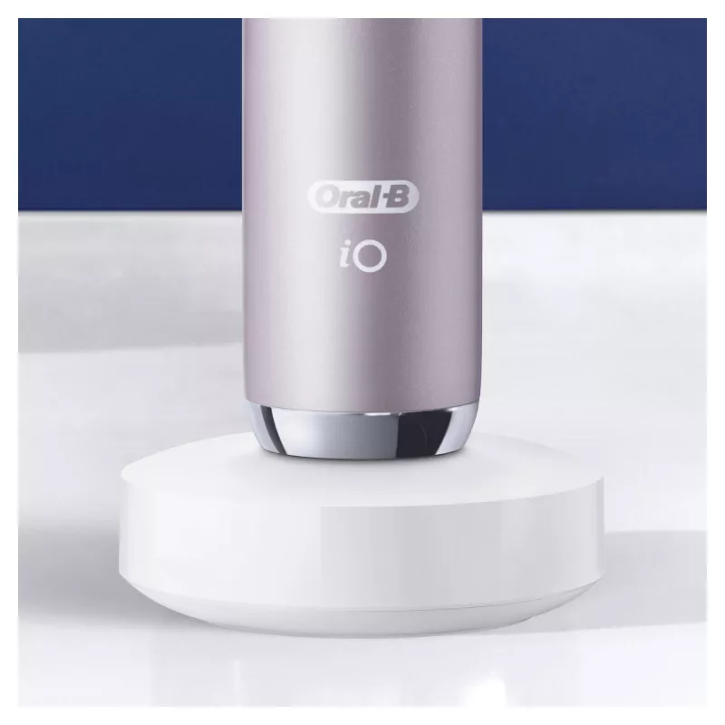 Escova de dentes rotativa-oscilante Oral-B iO Series 9n para adulto rosa