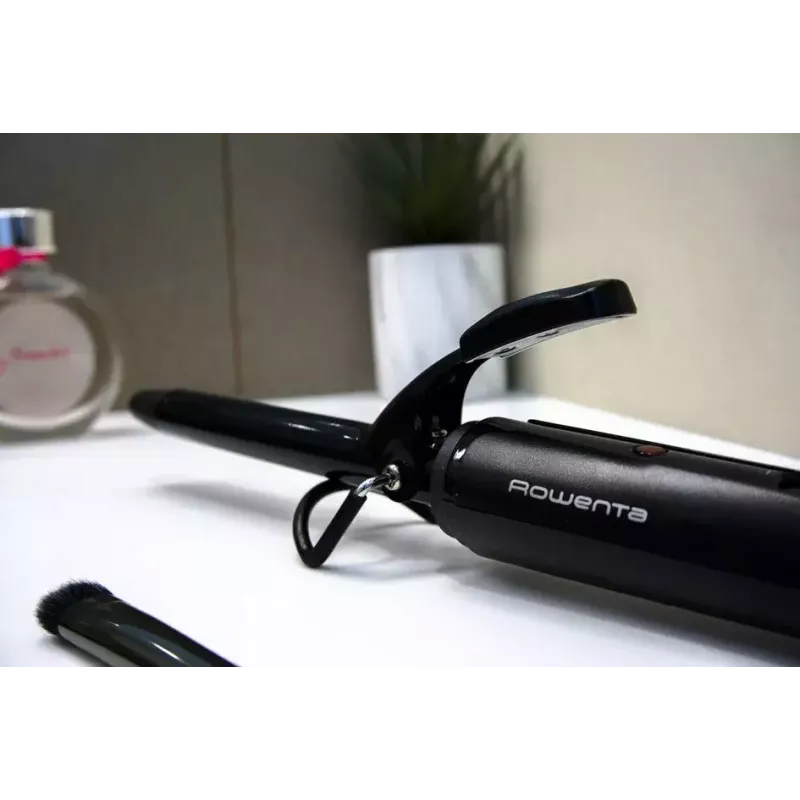 Modelador de caracóis Rowenta 2 CF2119 aparelho de styling ferro de caracóis quente preto 25 W 1,8 m