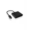 Leitor de cartões ICY BOX IB-CR301-C3 USB 3.2 Gen 1 (3.1 Gen 1) Type-C preto