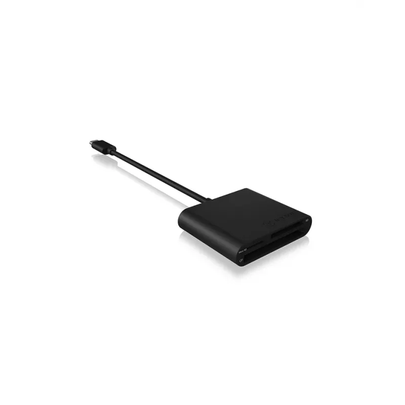 Leitor de cartões ICY BOX IB-CR301-C3 USB 3.2 Gen 1 (3.1 Gen 1) Type-C preto