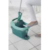 Balde com sistema de esfregona Leifheit 55076 — espremedor ergonómico, grande capacidade, verde