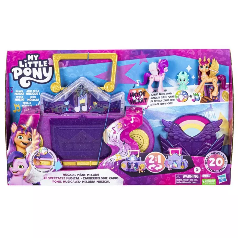 My Little Pony Make Your Mark brinquedo Juba Musical Melodia, animal, 3 ano(s), AAA, multicolor, plástico