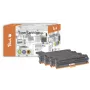 Peach 110849 pack económico de toner (PT288), preto/ciano/magenta/amarelo, compatível com HP CB540-CB543