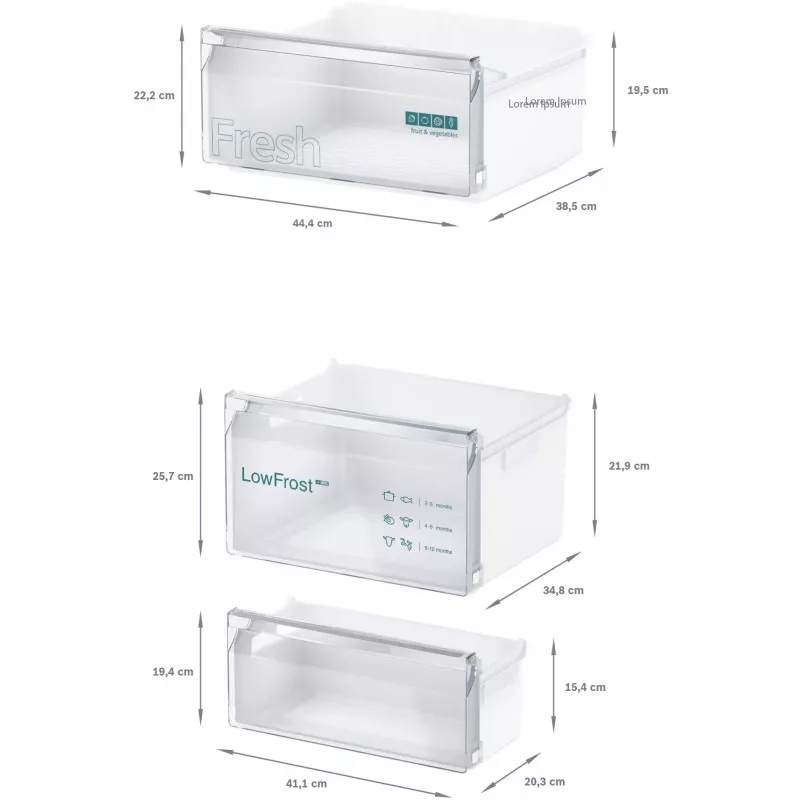 Siemens iQ100 KI87VNSE0 frigorífico combinado, 270 l (200 l + 70 l), classe energética E