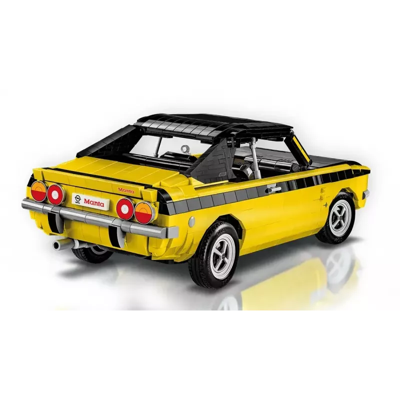 Brinquedo de construção Cobi Opel Manta A 1970 modelo à escala 1:12, conjunto de blocos