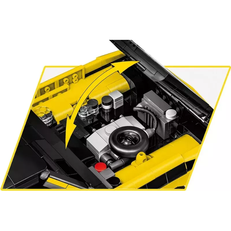 Brinquedo de construção Cobi Opel Manta A 1970 modelo à escala 1:12, conjunto de blocos