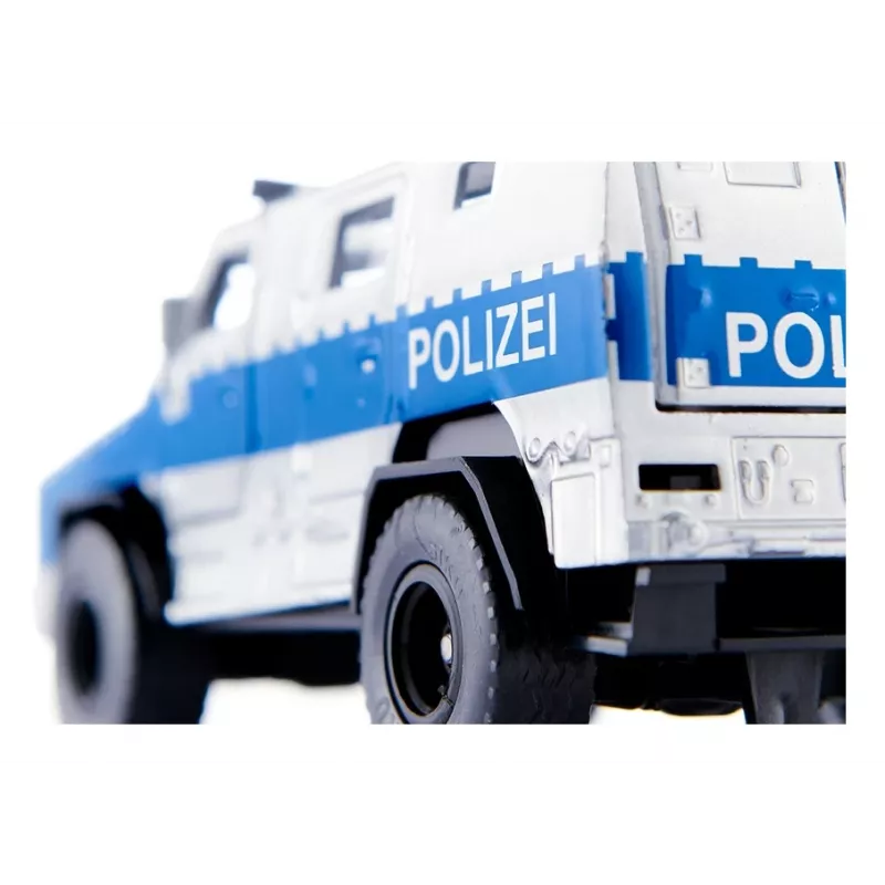 Siku Rheinmetall MAN Survivor R modelo de carro de polícia montado 1:50