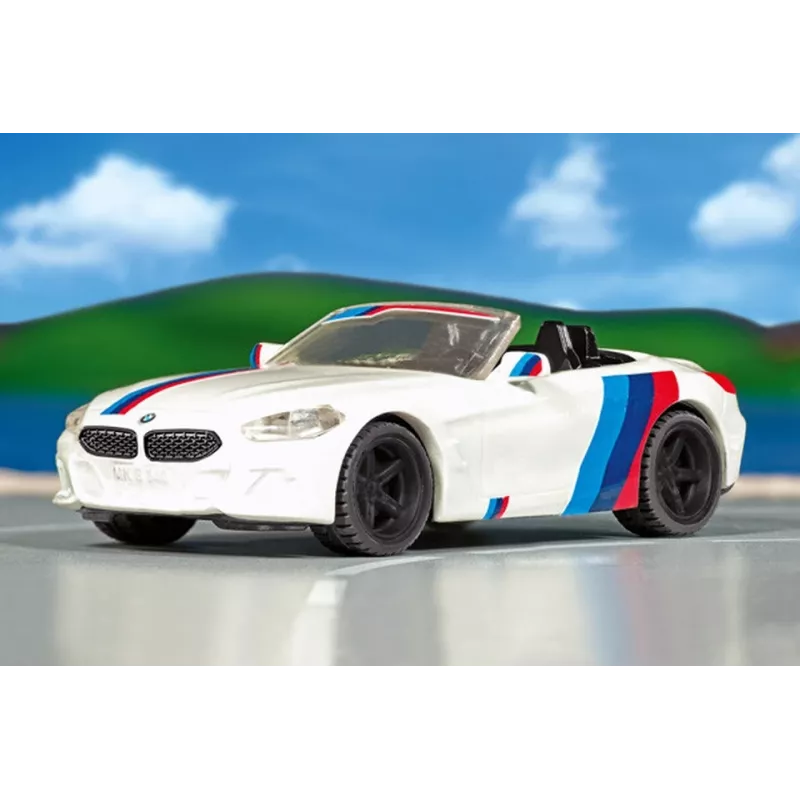 Siku modelo de carro desportivo BMW Z4 M40i, pré-montado escala 1:50, C 40 mm × L 87 mm × A 29 mm