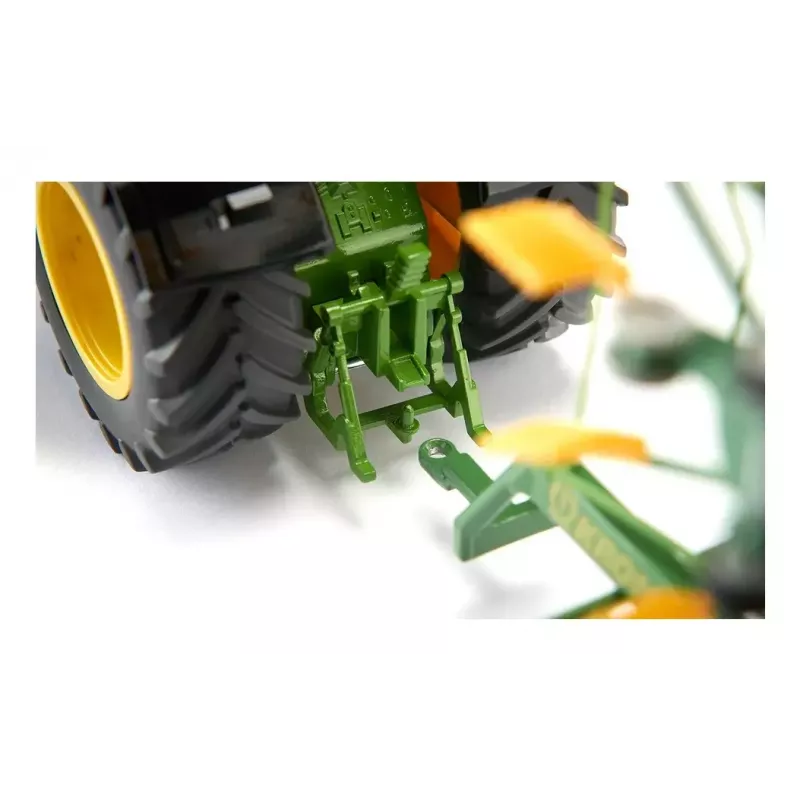 Trator Siku John Deere 8R 370 preto verde amarelo
