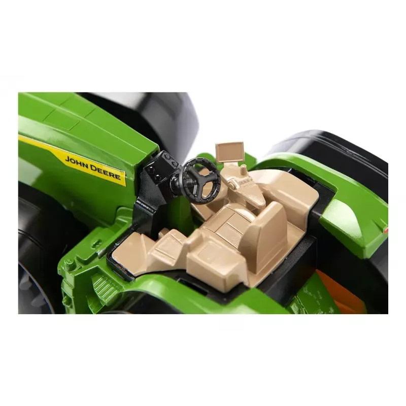 Trator Siku John Deere 8R 370 preto verde amarelo