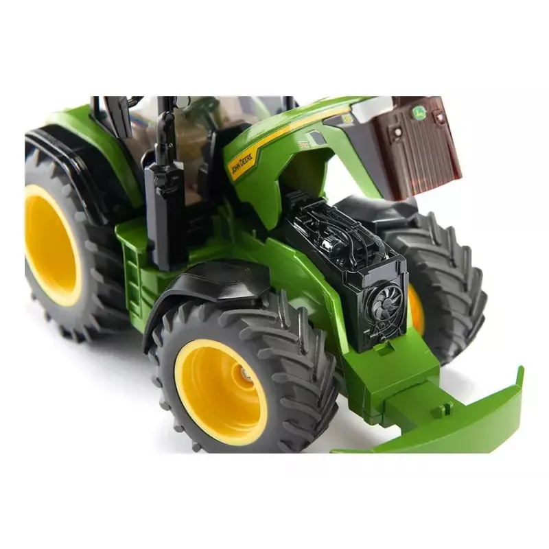 Trator Siku John Deere 8R 370 preto verde amarelo
