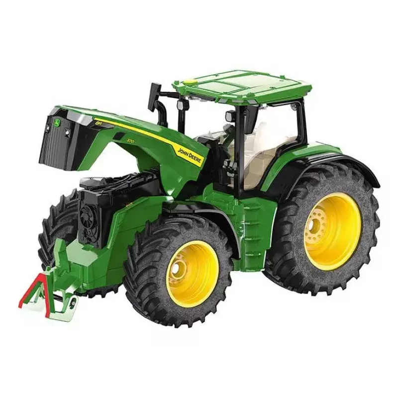 Trator Siku John Deere 8R 370 preto verde amarelo