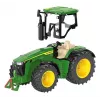 Trator Siku John Deere 8R 370 preto verde amarelo