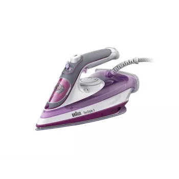 Braun TexStyle 5 SI 5037 VI ferro de engomar a vapor base cerâmica 2700 W violeta