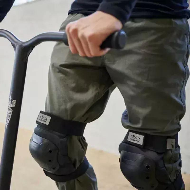 Conjunto de equipamento de proteção HUDORA 83058 preto para todas as idades