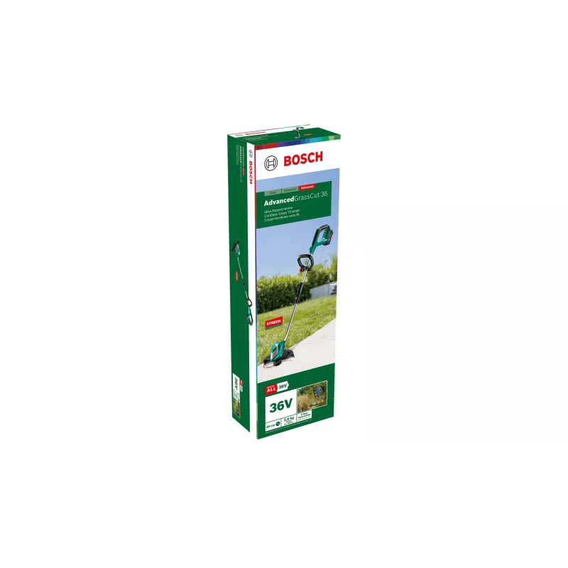 Bosch AdvancedGrassCut 36 30 cm bateria preto, verde