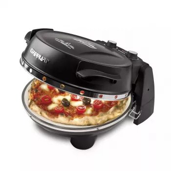 Máquina de pizza G3FERRARI Pizzeria Snack Napoletana — forno de pizza de bancada 1200 W, base de pedra, máx. 400 °C, pizza de 31 cm