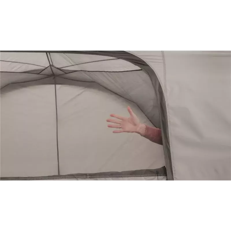 Abrigo de campismo Easy Camp Camp Shelter cinzento estrutura em fibra de vidro diâmetro das hastes 1,25 cm