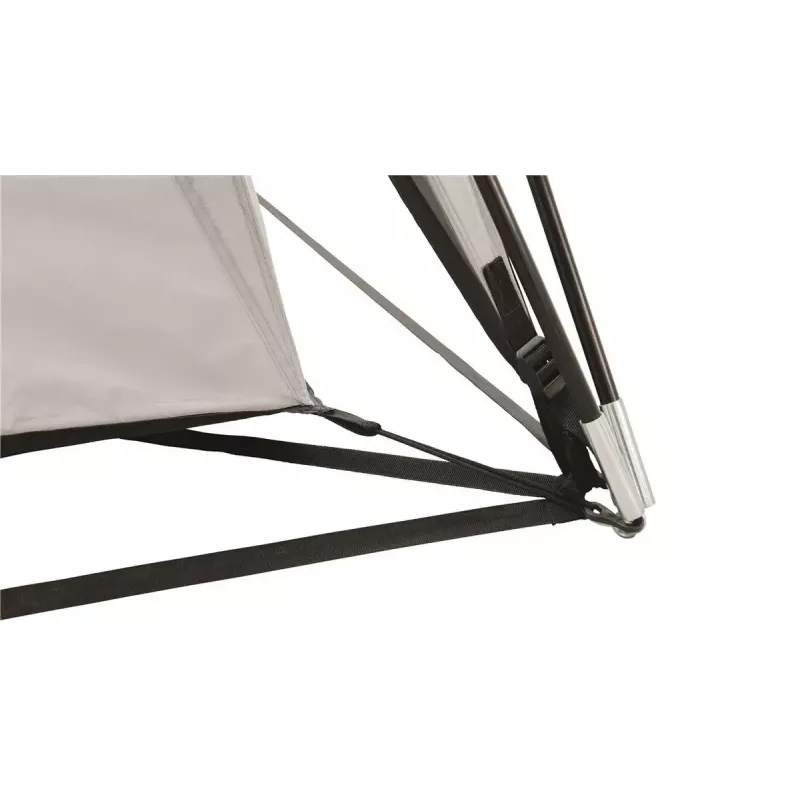 Abrigo de campismo Easy Camp Camp Shelter cinzento estrutura em fibra de vidro diâmetro das hastes 1,25 cm