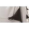 Abrigo de campismo Easy Camp Camp Shelter cinzento estrutura em fibra de vidro diâmetro das hastes 1,25 cm