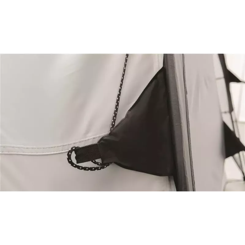 Abrigo de campismo Easy Camp Camp Shelter cinzento estrutura em fibra de vidro diâmetro das hastes 1,25 cm