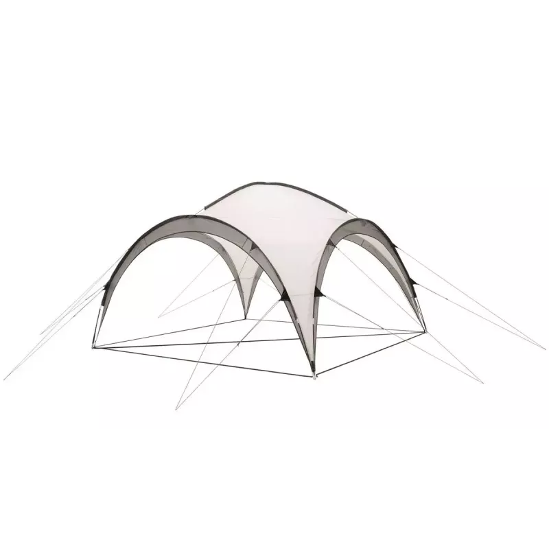 Abrigo de campismo Easy Camp Camp Shelter cinzento estrutura em fibra de vidro diâmetro das hastes 1,25 cm