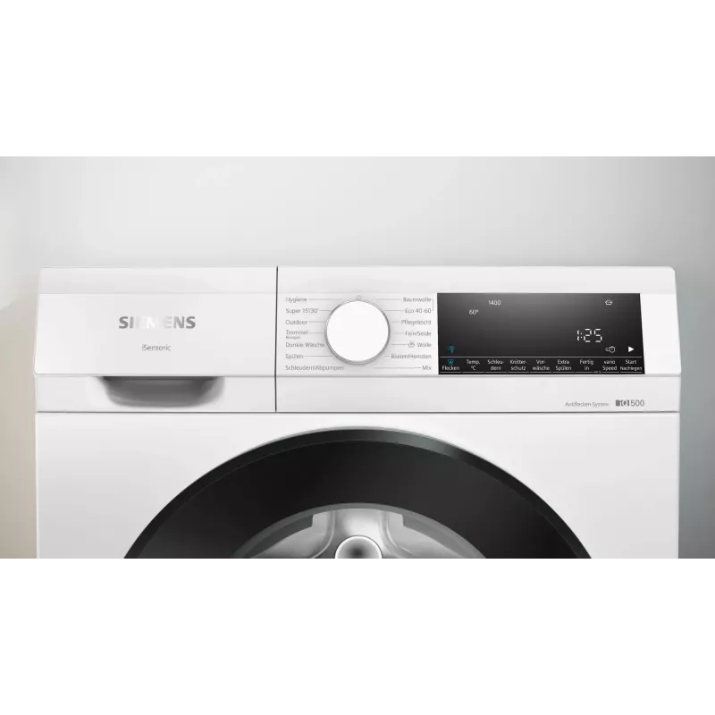 Siemens iQ500 WG34G2070 máquina de lavar roupa de carregamento frontal 8 kg 1400 rpm branco