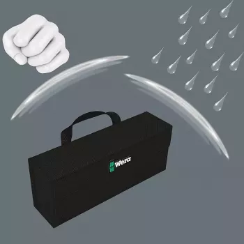 Mala de ferramentas Wera 2go 3 preto