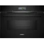 Siemens iQ700 CM776GKB1 Forno 45 L 900 W Preto, Aço inoxidável