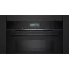Siemens iQ700 CM776GKB1 Forno 45 L 900 W Preto, Aço inoxidável