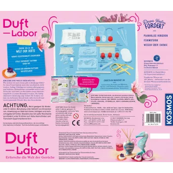 Kosmos Laboratório de perfumes, Kit de experiências, Química, 8 ano(s)