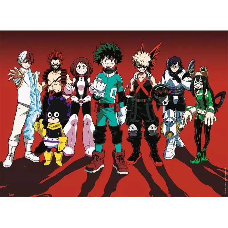 Puzzle Ravensburger My Hero Academia Superheroes, 500 peças, Modelo 17532