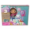 Jogos Gabby’s Dollhouse, 3 puzzles de madeira Puzzles de 24 peças com caixa de armazenamento de madeira Puzzles infantis, para pré-escolares a partir dos 3 anos