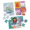 Jogos Gabby’s Dollhouse, 3 puzzles de madeira Puzzles de 24 peças com caixa de armazenamento de madeira Puzzles infantis, para pré-escolares a partir dos 3 anos