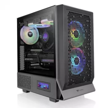 Caixa de computador torre Thermaltake CTE E600 MX, preta