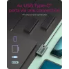 ICY BOX IB-HUB1454-C31 USB 3.2 Gen 1 (3.1 Gen 1) Type-C 10000 Mbit/s azul, cinzento